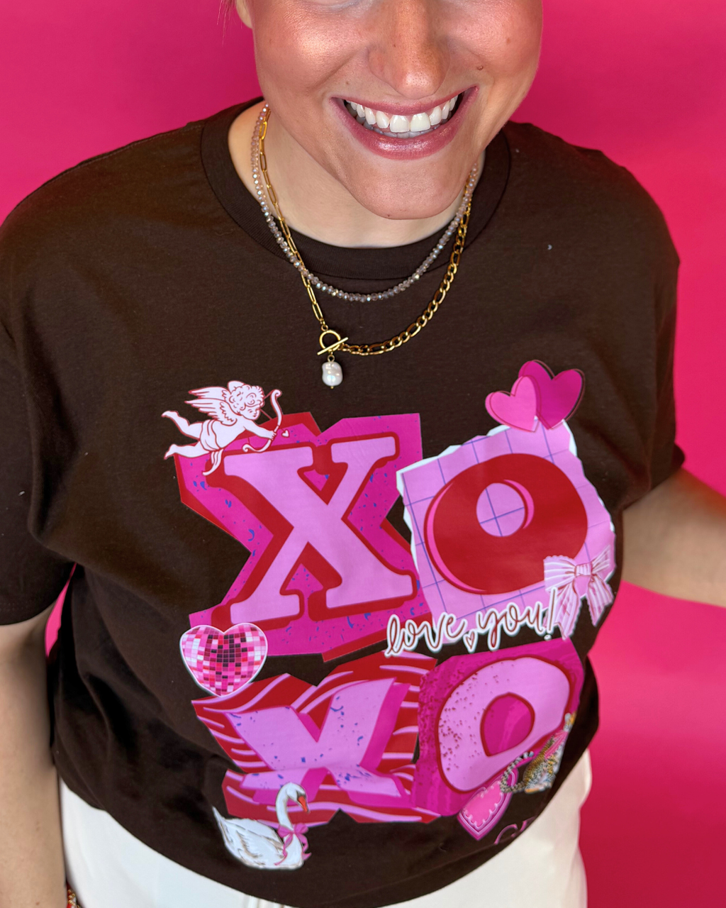 Funky XOXO Graphic Tee