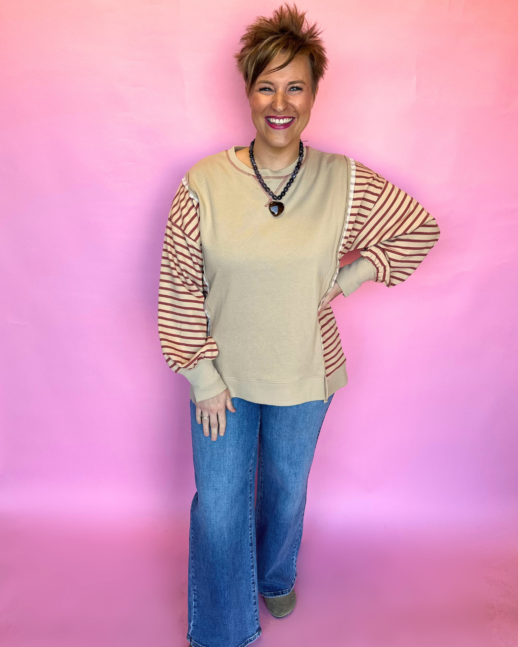 Stripe Style Top