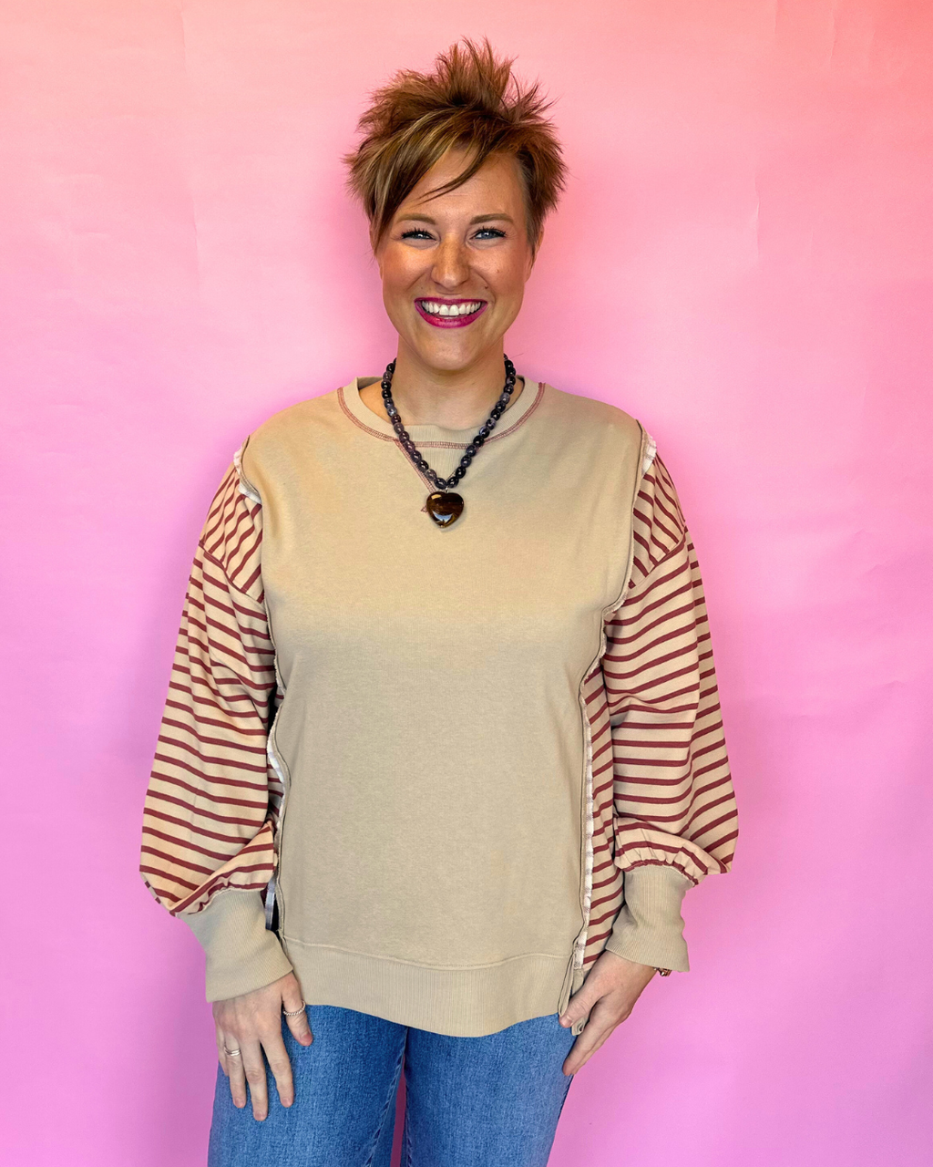 Stripe Style Top