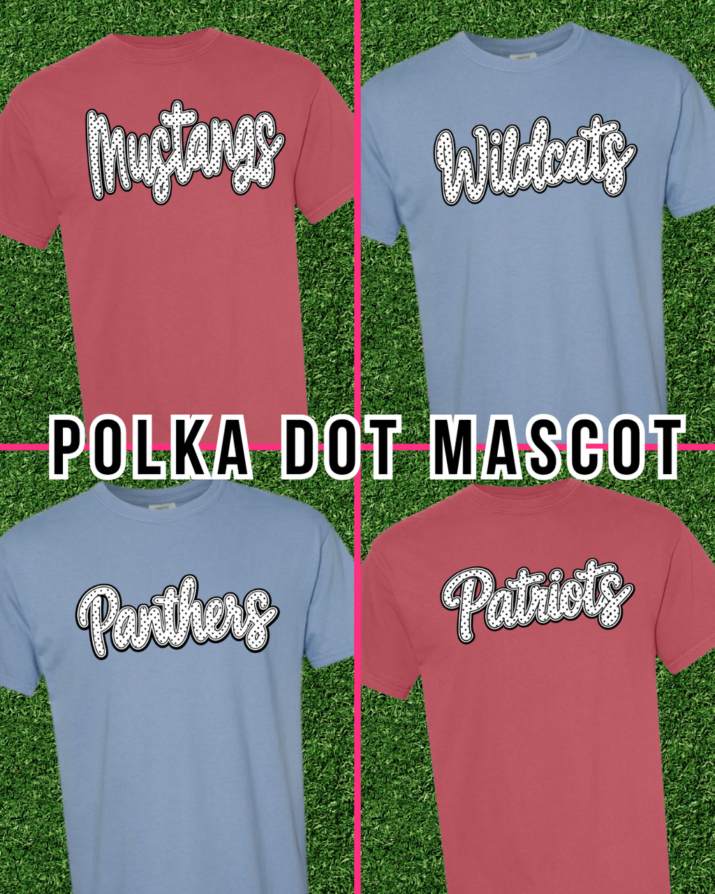 Polka Dot Mascot Tee
