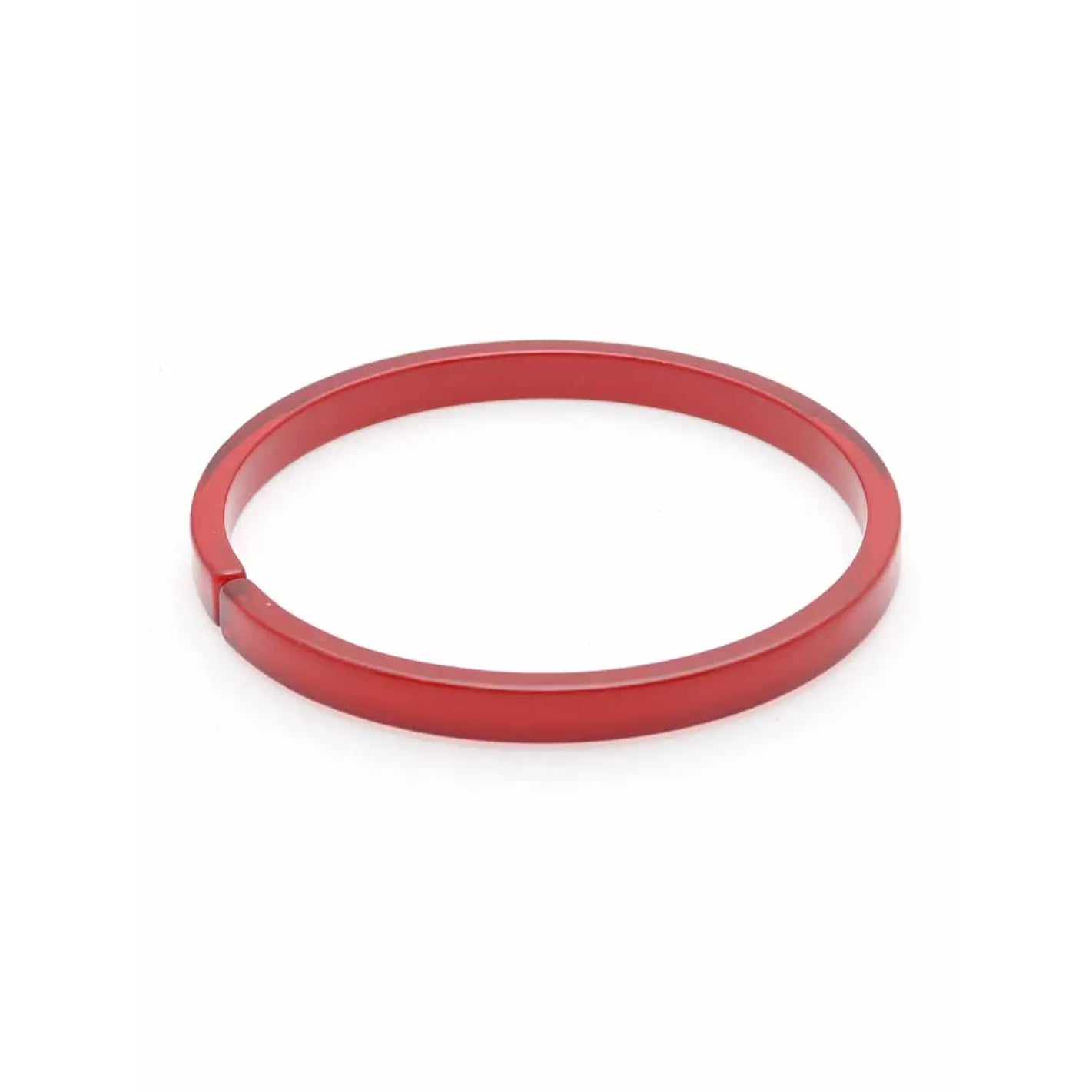 Love Stack Resin Acrylic Bracelet-Red