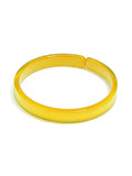 Resin Bangle Bracelet-Yellow